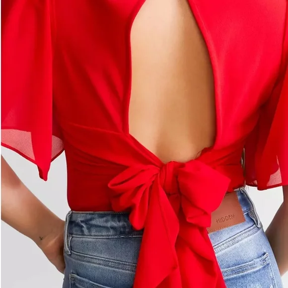 Willow And Root Red Bodysuit - Picture 7 of 7